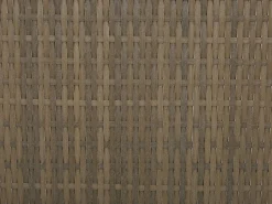 Online Beliani Set salotto da giardino con tavolo e pouf 5 posti BELLUNO Rattan sintetico (PE) Bianco Bianco Argento Marrone