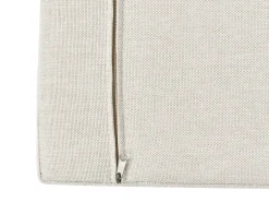 Discount Beliani Set salotto da giardino con tavolo e pouf 2 posti PONZA Rattan sintetico (PE) Marrone Bianco Marrone