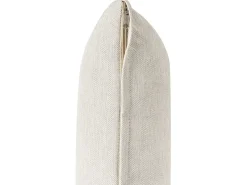 Discount Beliani Set salotto da giardino con tavolo e pouf 2 posti PONZA Rattan sintetico (PE) Marrone Bianco Marrone