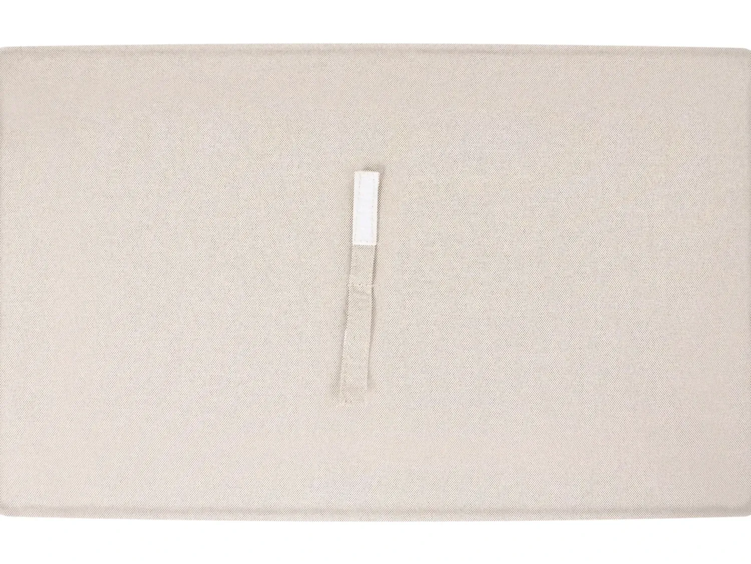 Clearance Beliani Set salotto da giardino con tavolo e pouf 2 posti NOCI Modulare Metallo Beige