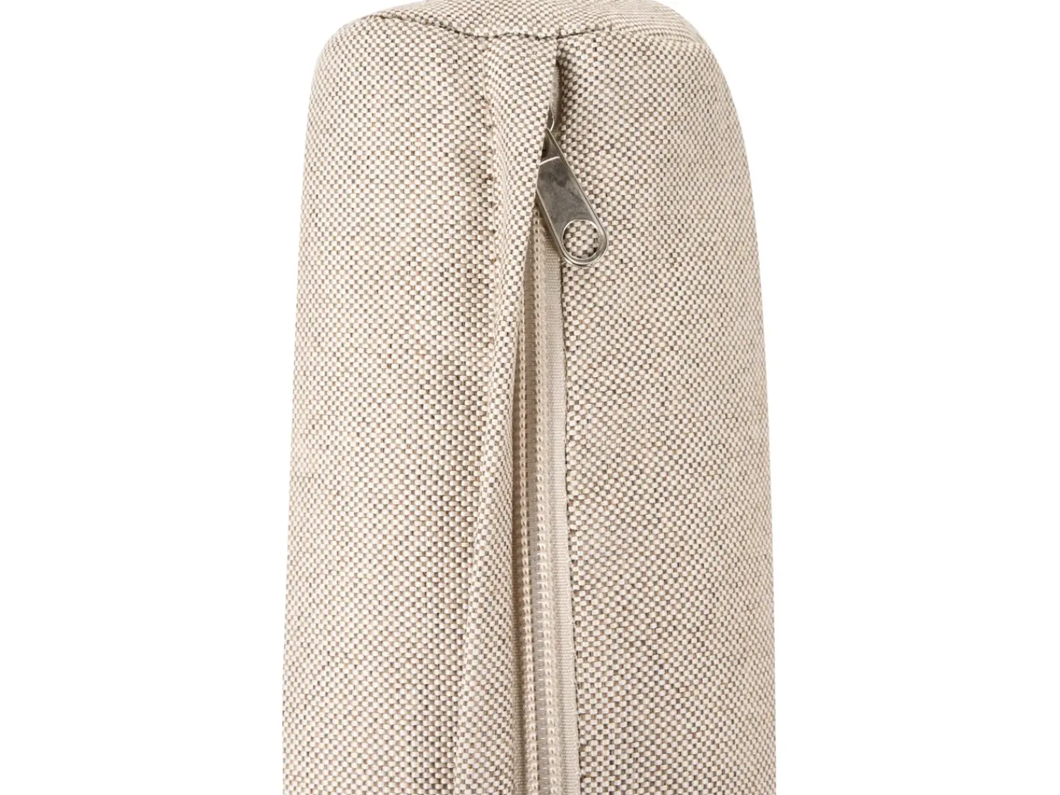 Clearance Beliani Set salotto da giardino con tavolo e pouf 2 posti NOCI Modulare Metallo Beige