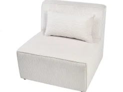 Sezione a 1 posto LEMVIG Velluto a coste Beige