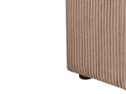 Sezione a 1 posto LEMVIG Velluto a coste Beige sabbia