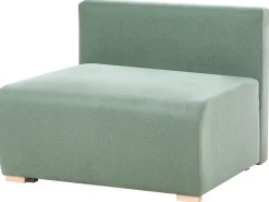 Sezione a 1 posto NERBO Tessuto Verde chiaro