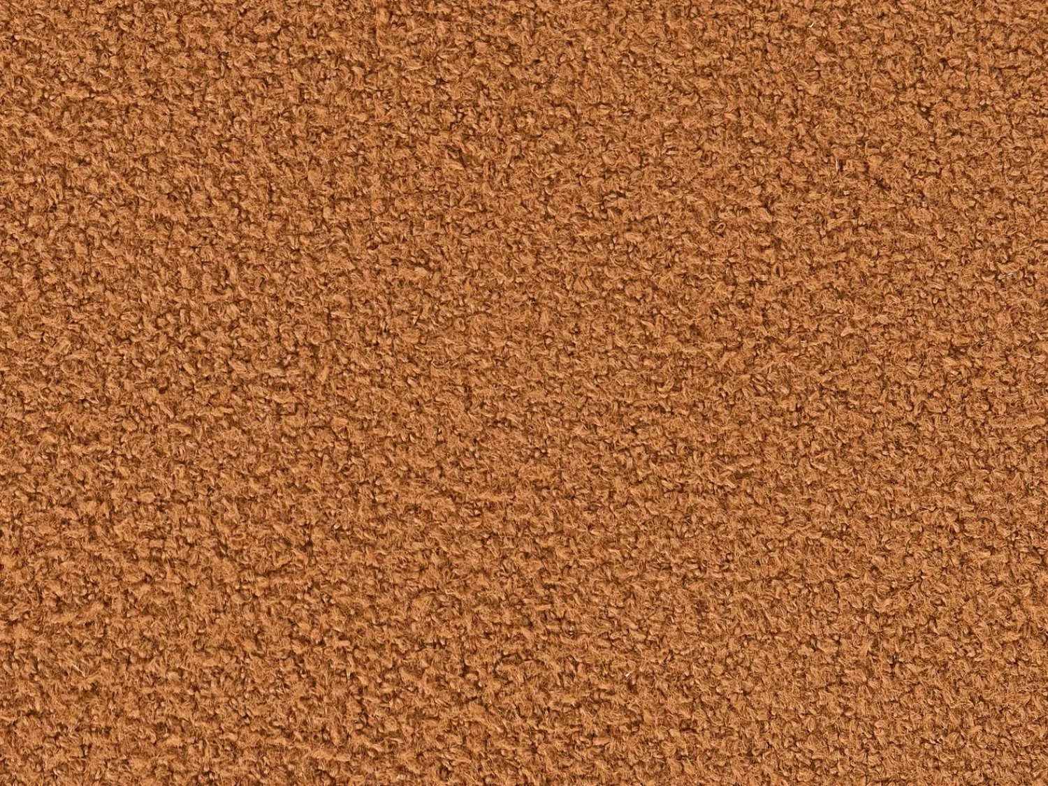 Outlet Beliani Sgabello CANBY Bouclé Arancione