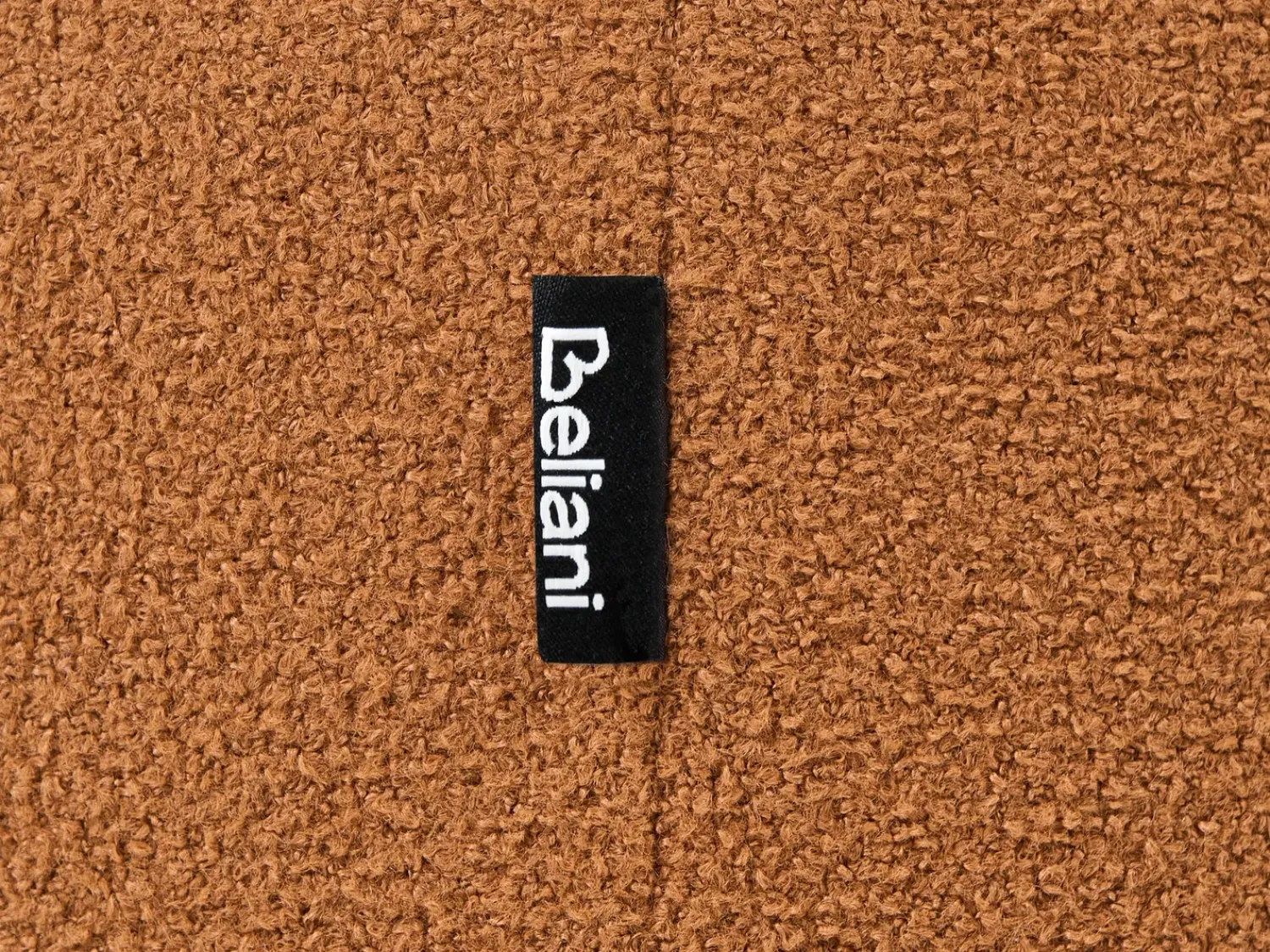 Outlet Beliani Sgabello CANBY Bouclé Arancione