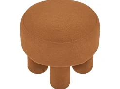 Outlet Beliani Sgabello CANBY Bouclé Arancione