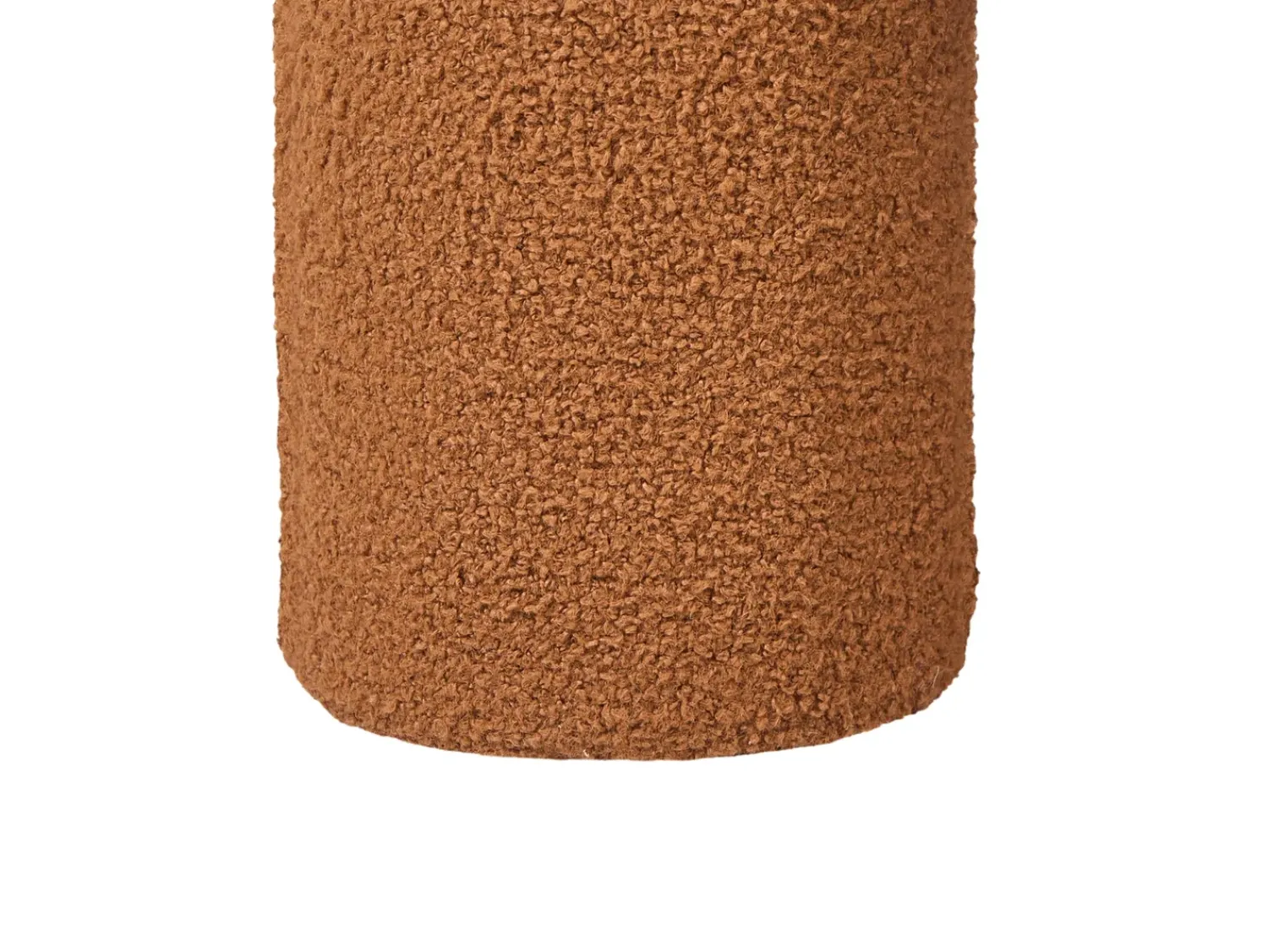 Outlet Beliani Sgabello CANBY Bouclé Arancione
