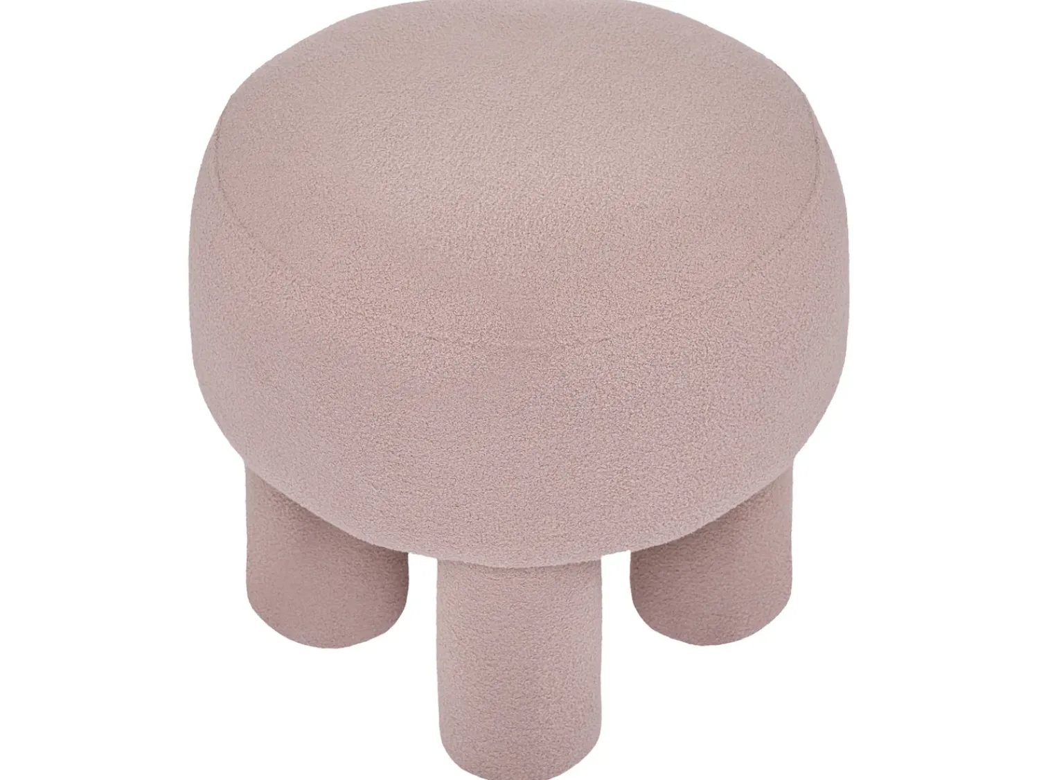 New Beliani Sgabello CANBY Bouclé Beige