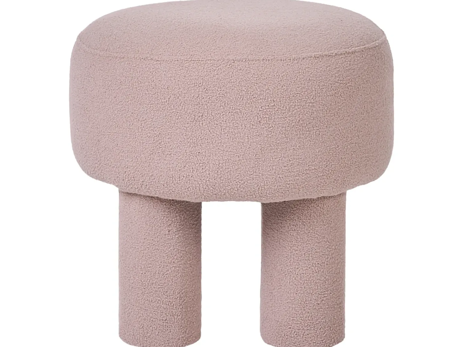 New Beliani Sgabello CANBY Bouclé Beige