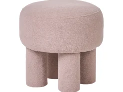 New Beliani Sgabello CANBY Bouclé Beige