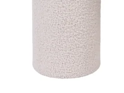 Beliani Sgabello CANBY Bouclé sporco Bianco