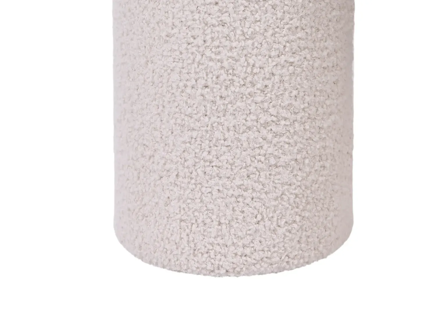 Beliani Sgabello CANBY Bouclé sporco Bianco