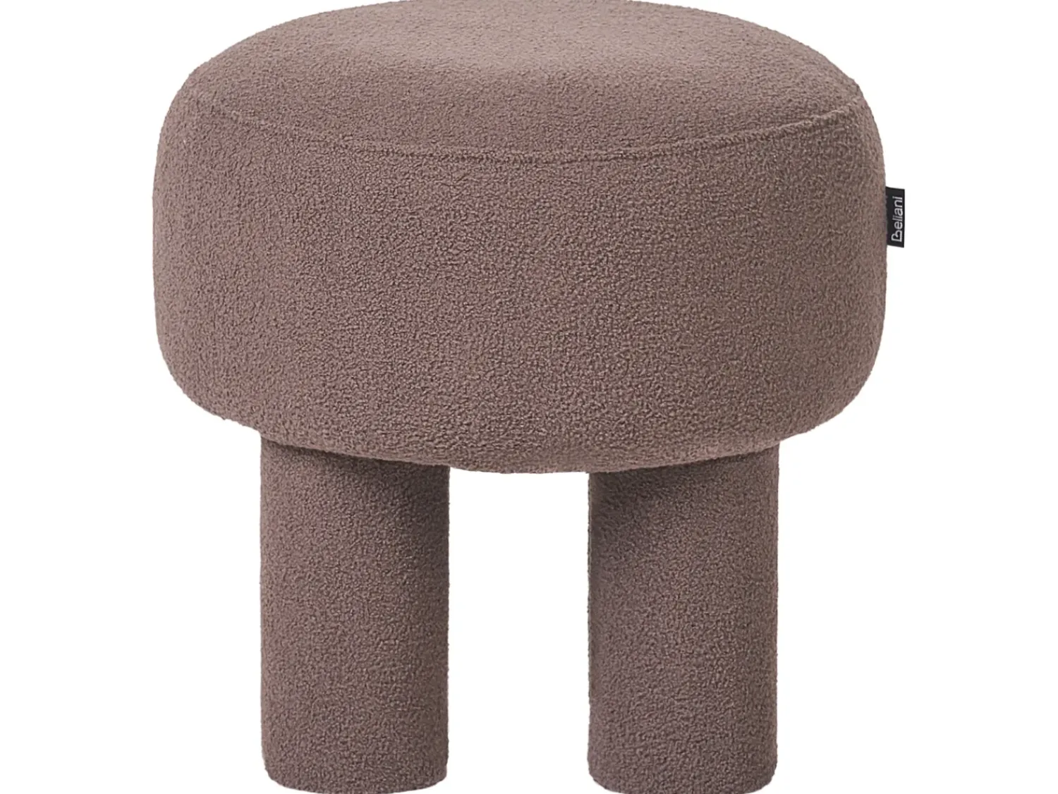 Best Beliani Sgabello CANBY Bouclé Marrone