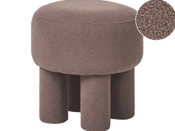 Best Beliani Sgabello CANBY Bouclé Marrone