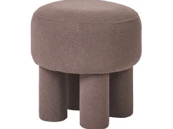 Best Beliani Sgabello CANBY Bouclé Marrone