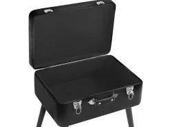 Sale Beliani Sgabello contenitore MALLARD Velluto Nero