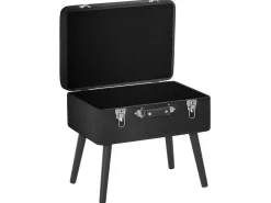 Sale Beliani Sgabello contenitore MALLARD Velluto Nero