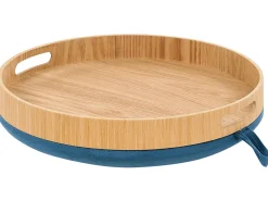 Outlet Beliani Sgabello contenitore NEELY Velluto marino Blu
