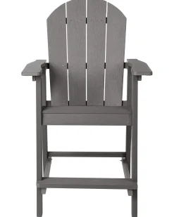 Discount Beliani ADIRONDACK Materiale sintetico scuro Grigio