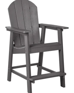 Discount Beliani ADIRONDACK Materiale sintetico scuro Grigio