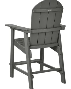 Discount Beliani ADIRONDACK Materiale sintetico scuro Grigio