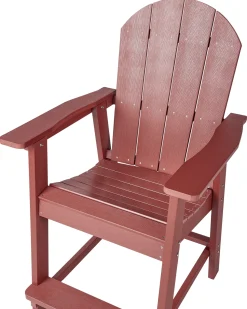 Discount Beliani ADIRONDACK Materiale sintetico Rosso