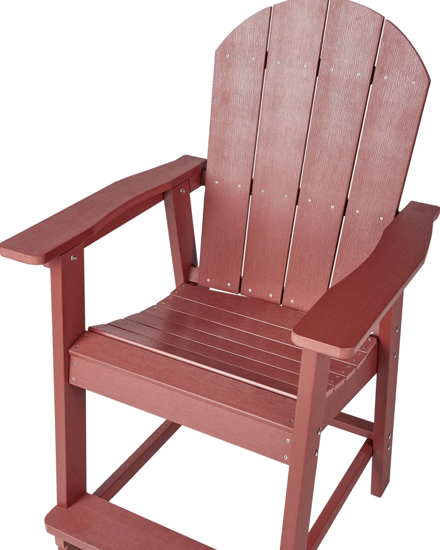 Discount Beliani ADIRONDACK Materiale sintetico Rosso