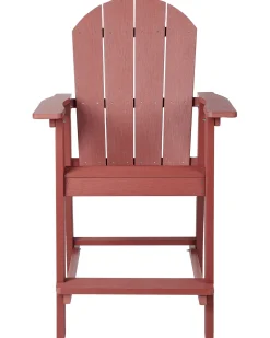 Discount Beliani ADIRONDACK Materiale sintetico Rosso