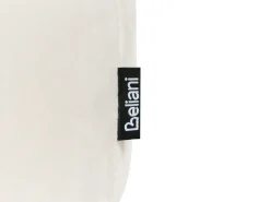Discount Beliani Sgabello DELCO Velluto Bianco sporco Bianco Oro
