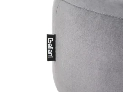 Outlet Beliani Sgabello DELCO Velluto Grigio Grigio Oro
