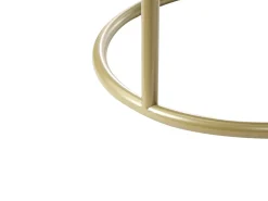 Outlet Beliani Sgabello DELCO Velluto Grigio Grigio Oro
