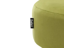 Online Beliani Sgabello DELCO Velluto Verde lime Oro Verde