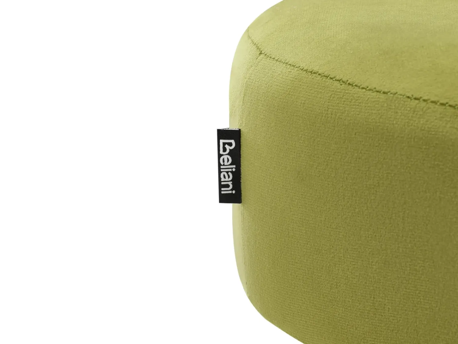 Online Beliani Sgabello DELCO Velluto Verde lime Oro Verde