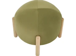 Hot Beliani Sgabello HELEN Velluto Verde oliva Verde Marrone Verde