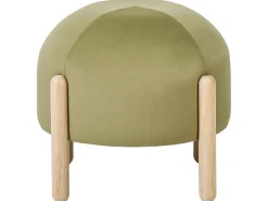 Hot Beliani Sgabello HELEN Velluto Verde oliva Verde Marrone Verde