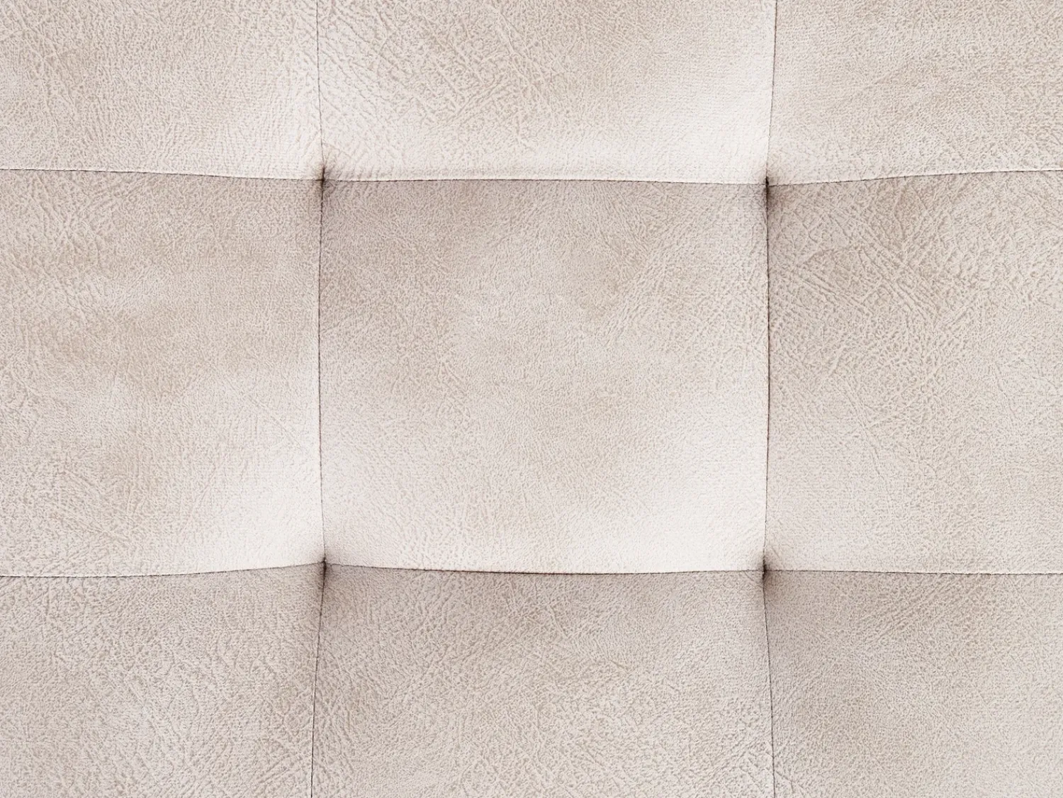 Outlet Beliani Sgabello MURDO Pelle sintetica Beige Beige Nero