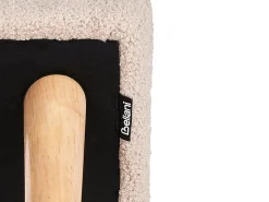Best Beliani Sgabello TAKOMA Bouclé Beige chiaro Beige Marrone