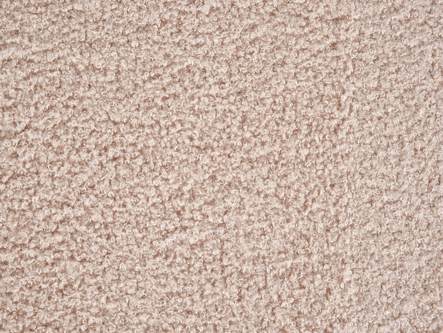 Best Beliani Sgabello TAKOMA Bouclé Beige chiaro Beige Marrone