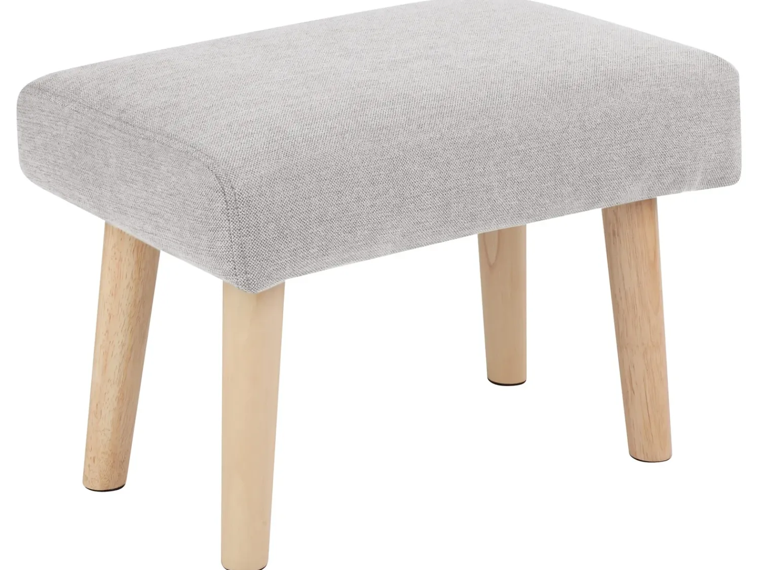 Discount Beliani Sgabello TAKOMA II Tessuto Grigio chiaro Marrone Grigio