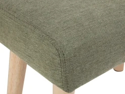 Best Beliani Sgabello TAKOMA II Tessuto Verde Marrone Verde
