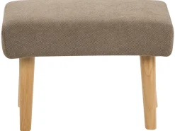 New Beliani Sgabello TAKOMA Tessuto Marrone