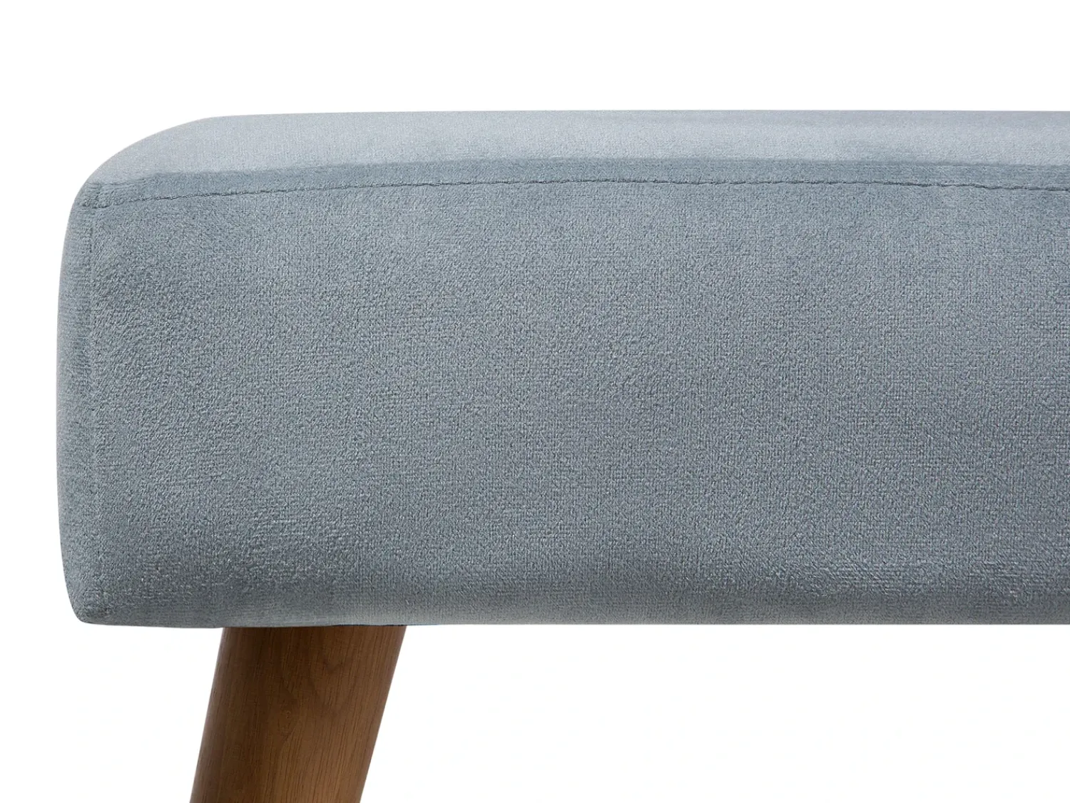 Discount Beliani Sgabello TAKOMA Velluto Grigio Marrone Grigio