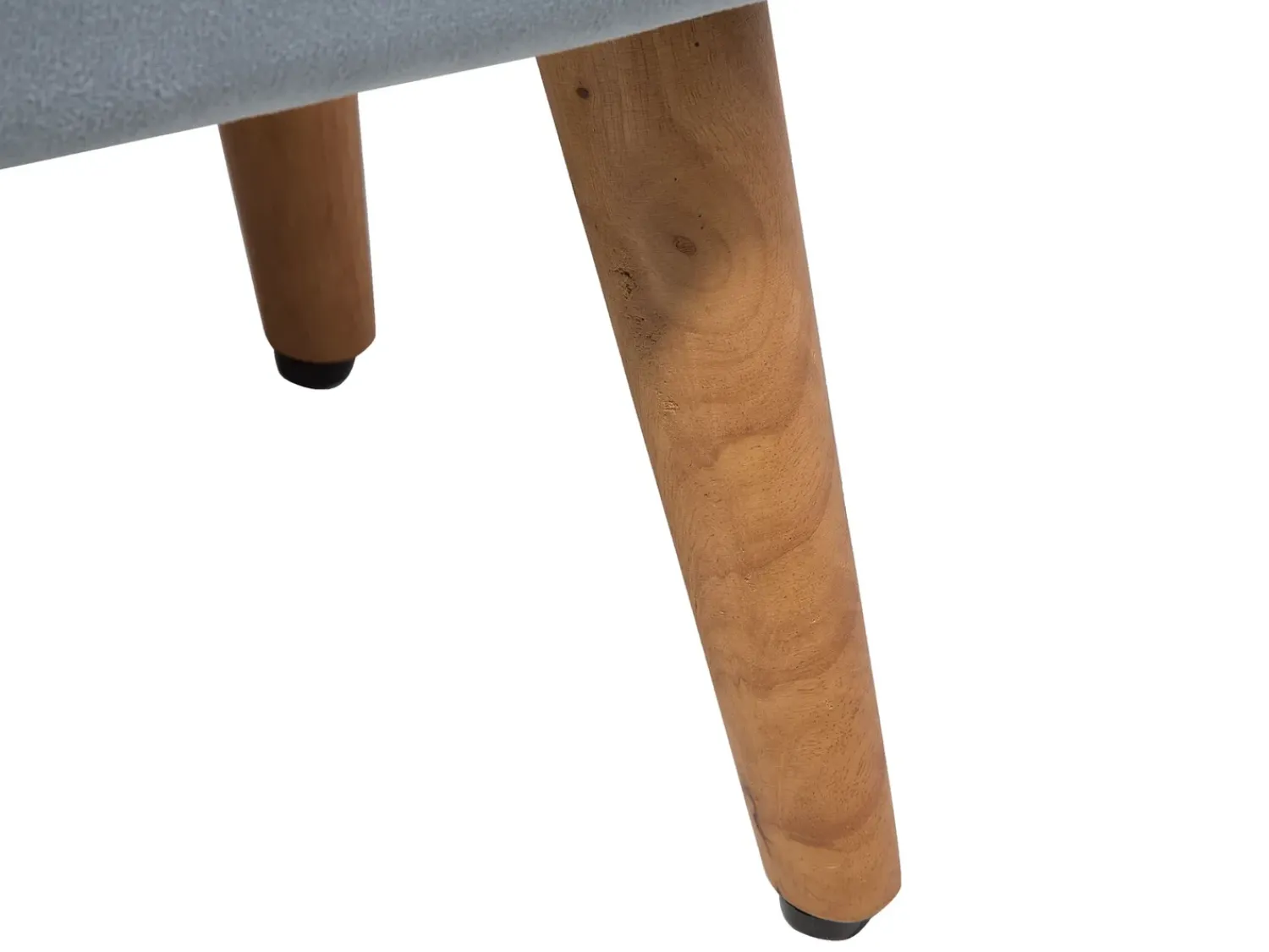 Discount Beliani Sgabello TAKOMA Velluto Grigio Marrone Grigio