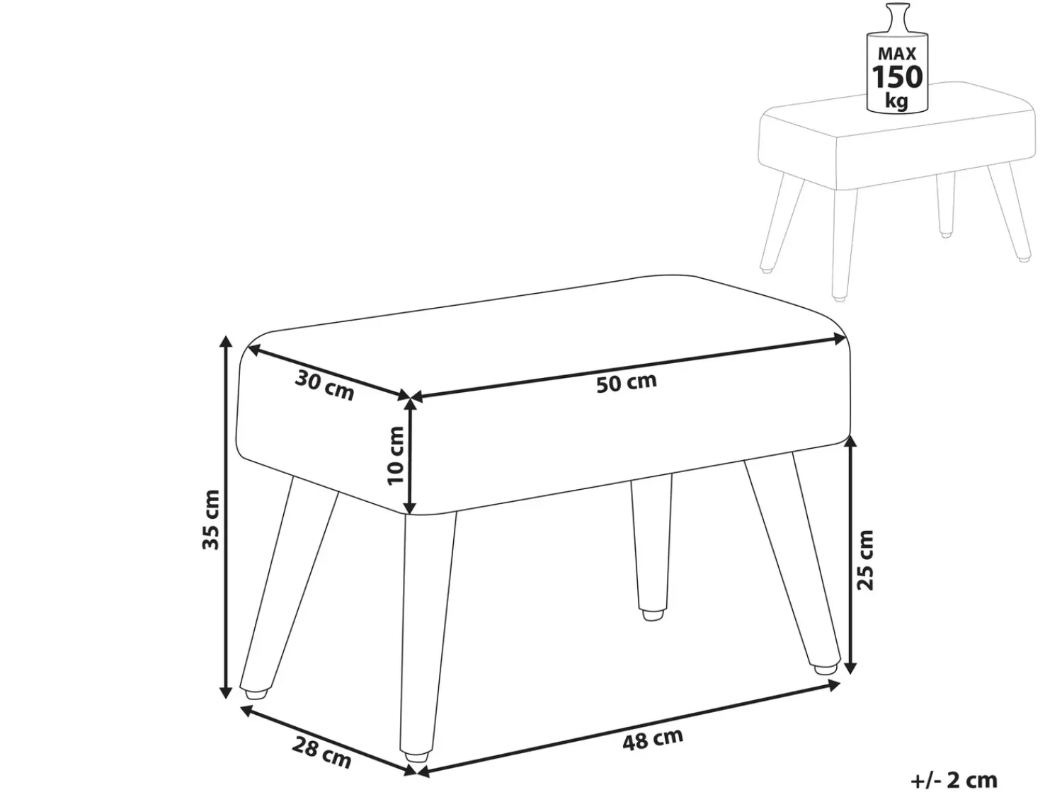 Discount Beliani Sgabello TAKOMA Velluto Grigio Marrone Grigio
