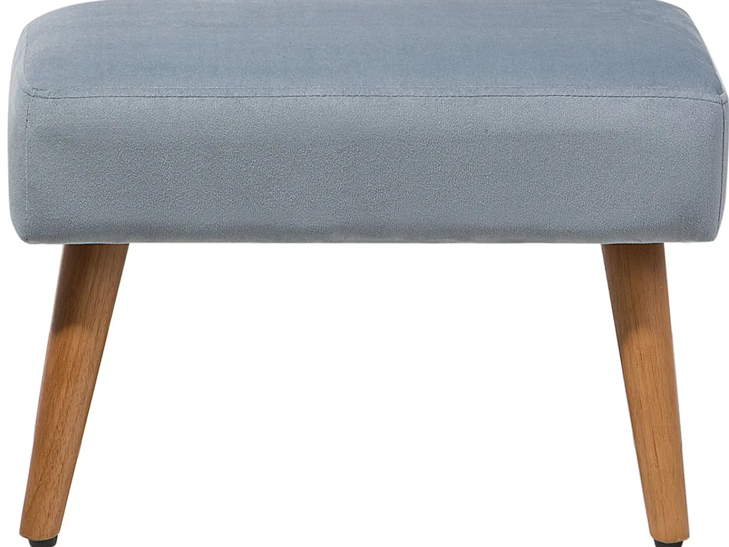 Discount Beliani Sgabello TAKOMA Velluto Grigio Marrone Grigio