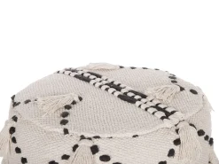 New Beliani THONDI Cotone Beige Beige Nero