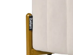 Best Beliani UTAH Velluto Bianco sporco Bianco Oro