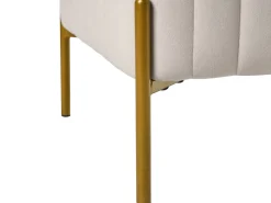 Best Beliani UTAH Velluto Bianco sporco Bianco Oro