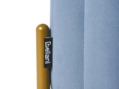 Best Beliani UTAH Velluto Blu Blu Oro